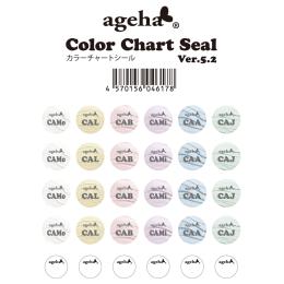 ageha カラーチャートシール Ver.5.2 30枚入り