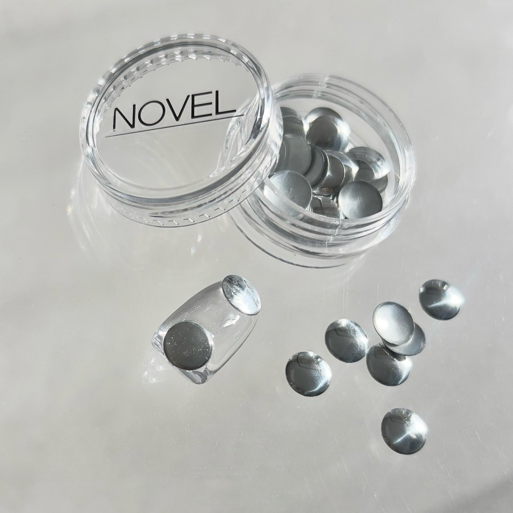 NOVEL スタッズセレクション ブライトシルバー 1.2g 7mm P825 #1825