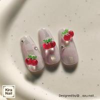 KiraNail ぷっくりチェリー 5個入 PA-CHR-CUT
