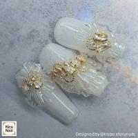 KiraNail ジルコニアパーツセットケース入り 8種類×2個 PA-ZIR-CAS