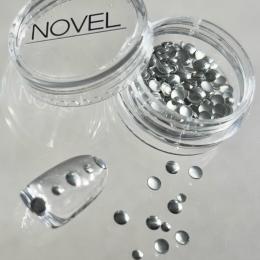 NOVEL スタッズセレクション ブライトシルバー 2mm+3mm ミックス 1g #1975