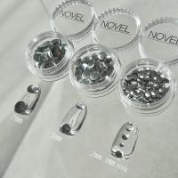 NOVEL スタッズセレクション ブライトシルバー 2mm+3mm ミックス 1g #1975