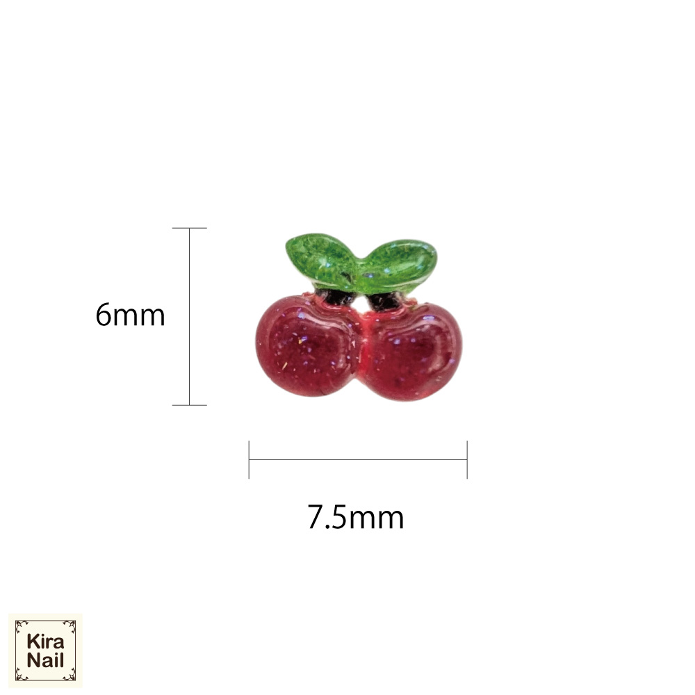 KiraNail ぷっくりチェリー 5個入 PA-CHR-CUT