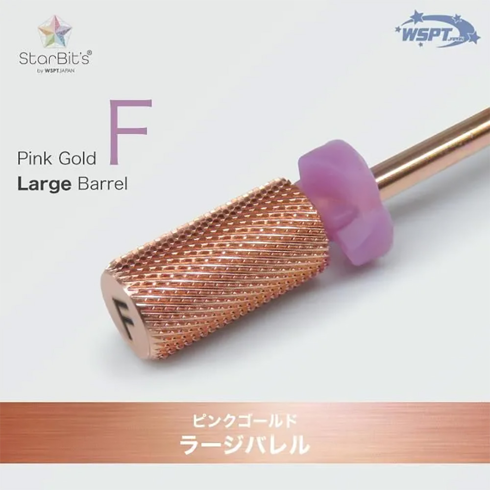●WSPT JAPAN ピンクゴールドビット ラージバレル F 両利き用