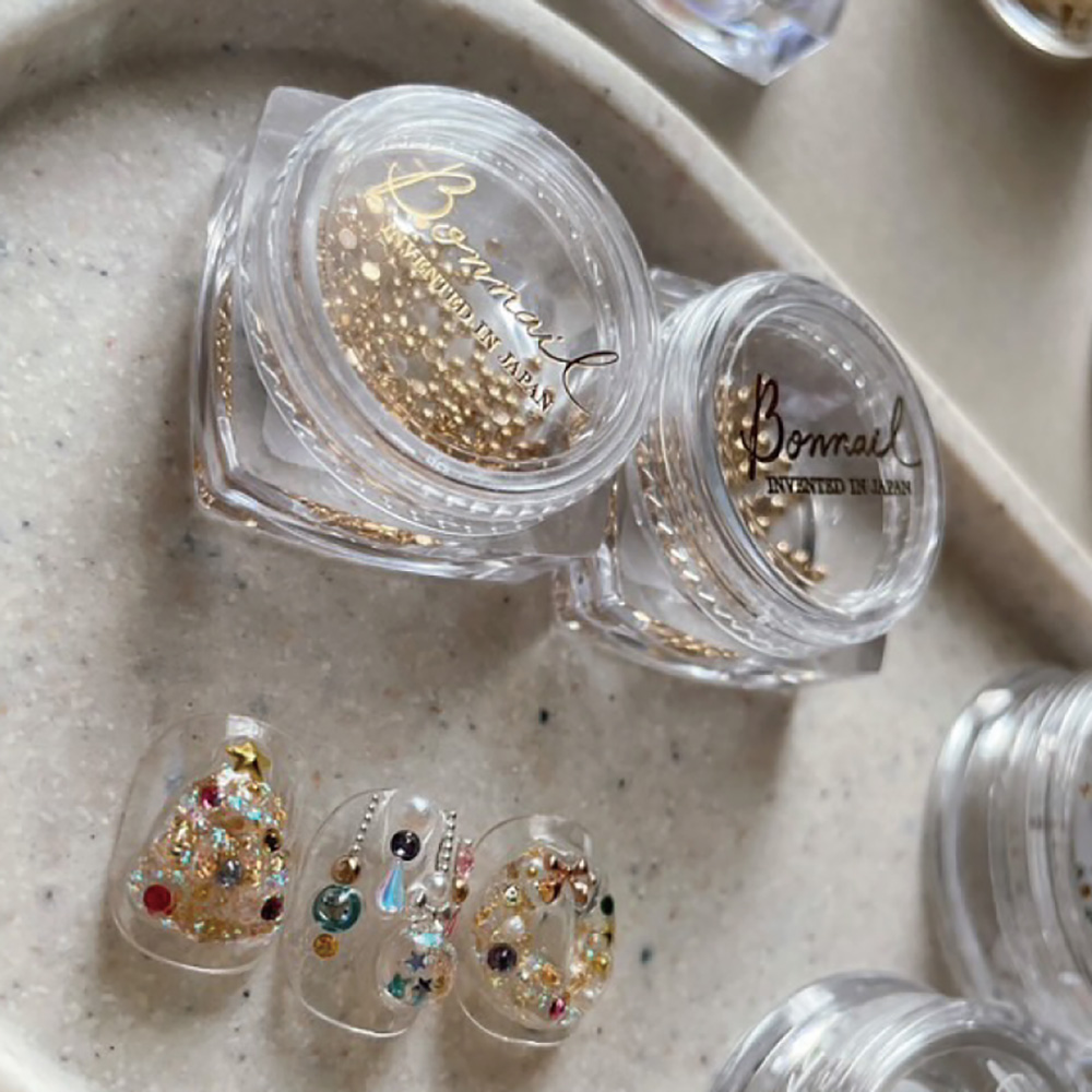 Bonnail 半球スタッズ 1.5mm ゴールド 2g