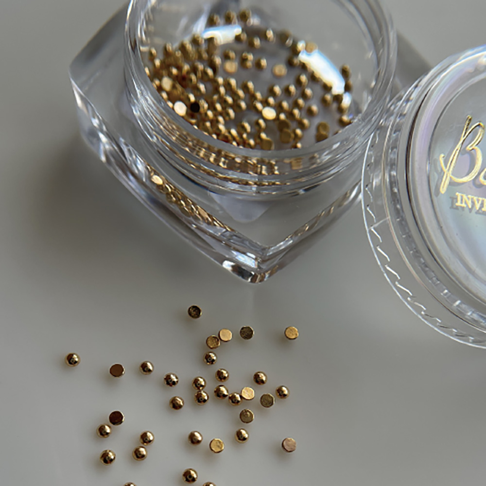 Bonnail 半球スタッズ 1.5mm ゴールド 2g