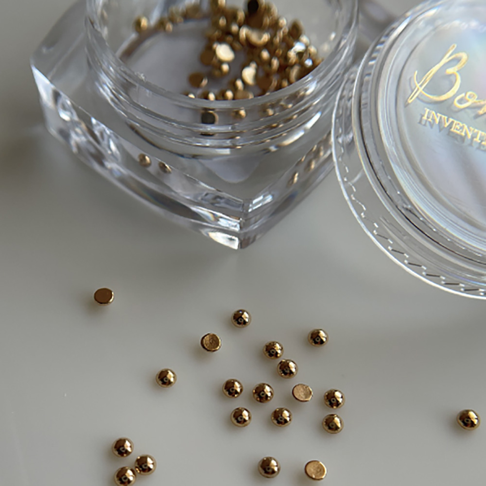 Bonnail 半球スタッズ 2mm ゴールド 2g