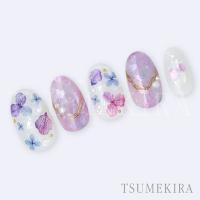 ツメキラ yumiプロデュース 紫陽花 ミニサイズ ビビッド NN-YMI-005