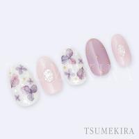 ツメキラ yumiプロデュース 紫陽花 ミニサイズ スモーキー NN-YMI-006