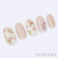 ツメキラ yumiプロデュース 紫陽花 ミニサイズ ナチュラル NN-YMI-007