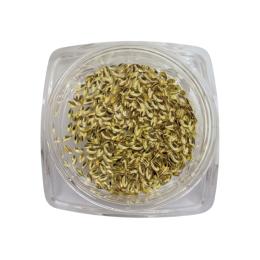 KiraNail リーフ型くりぬきスタッズ 2.0mm ゴールド 500P ST-5GO-L20