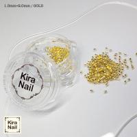 KiraNail リーフ型くりぬきスタッズ 2.0mm ゴールド 500P ST-5GO-L20