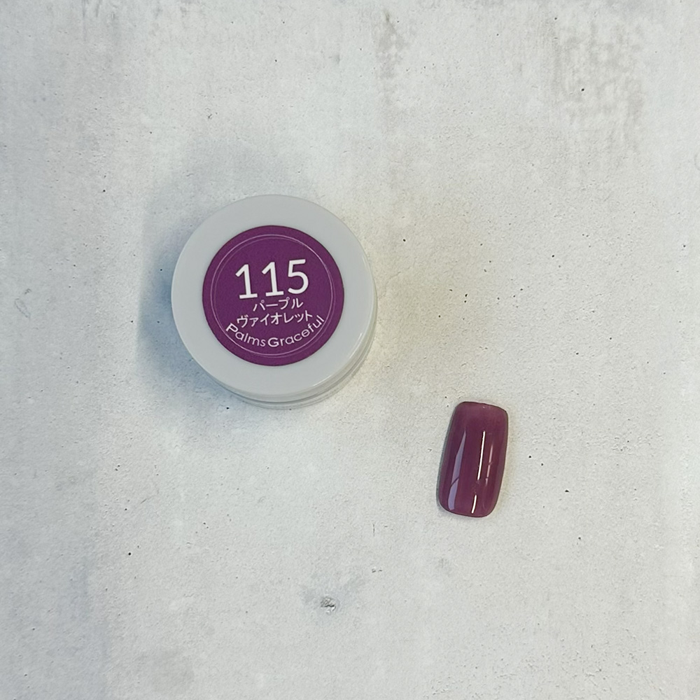 Palms Graceful カラージェル 3g 115 パープルバイオレット