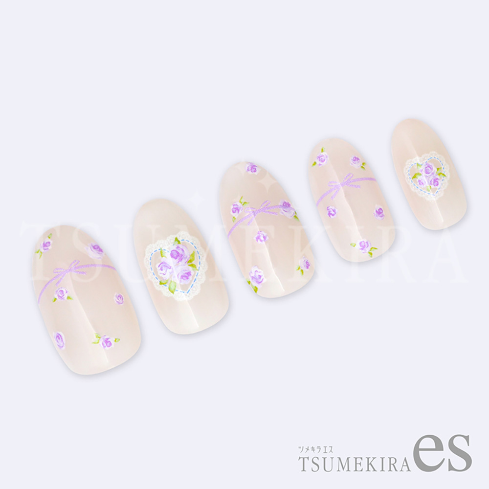 ツメキラes 小花 ラベンダー ES-SFL-004