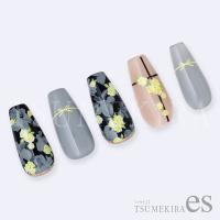 ツメキラes 小花 イエロー ES-SFL-005