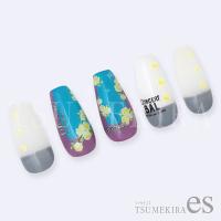 ツメキラes 小花 イエロー ES-SFL-005