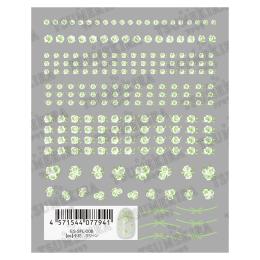 ツメキラes 小花 グリーン ES-SFL-006