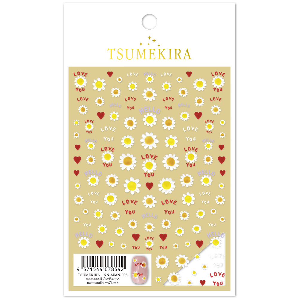 ツメキラ momonailプロデュース モモネイルマーガレット NN-MMN-003