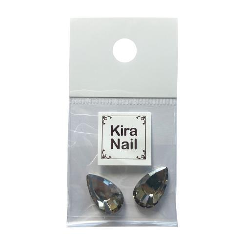 KiraNail グロスドロップストーン グレー 2個入 PA-GRO-GRA