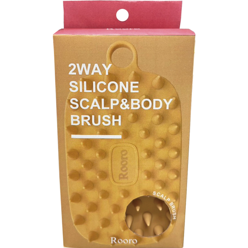 ローロ シリコン 2wayスカルプ&ボディブラシ スタンダードサイズ RO-SBL