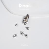 D.nail デコレーションストーン DC-66 10×6mm エッジカット クリア #38112