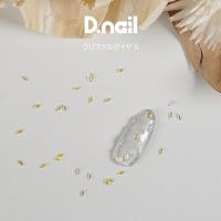 D.nail クリスタルダイヤ イエローオーロラS 1.5×3mm 50P #38088