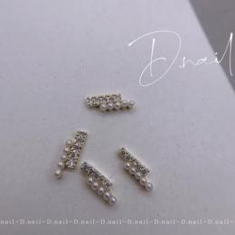 D.nail スティック クリスタルパール 2P ゴールド #431