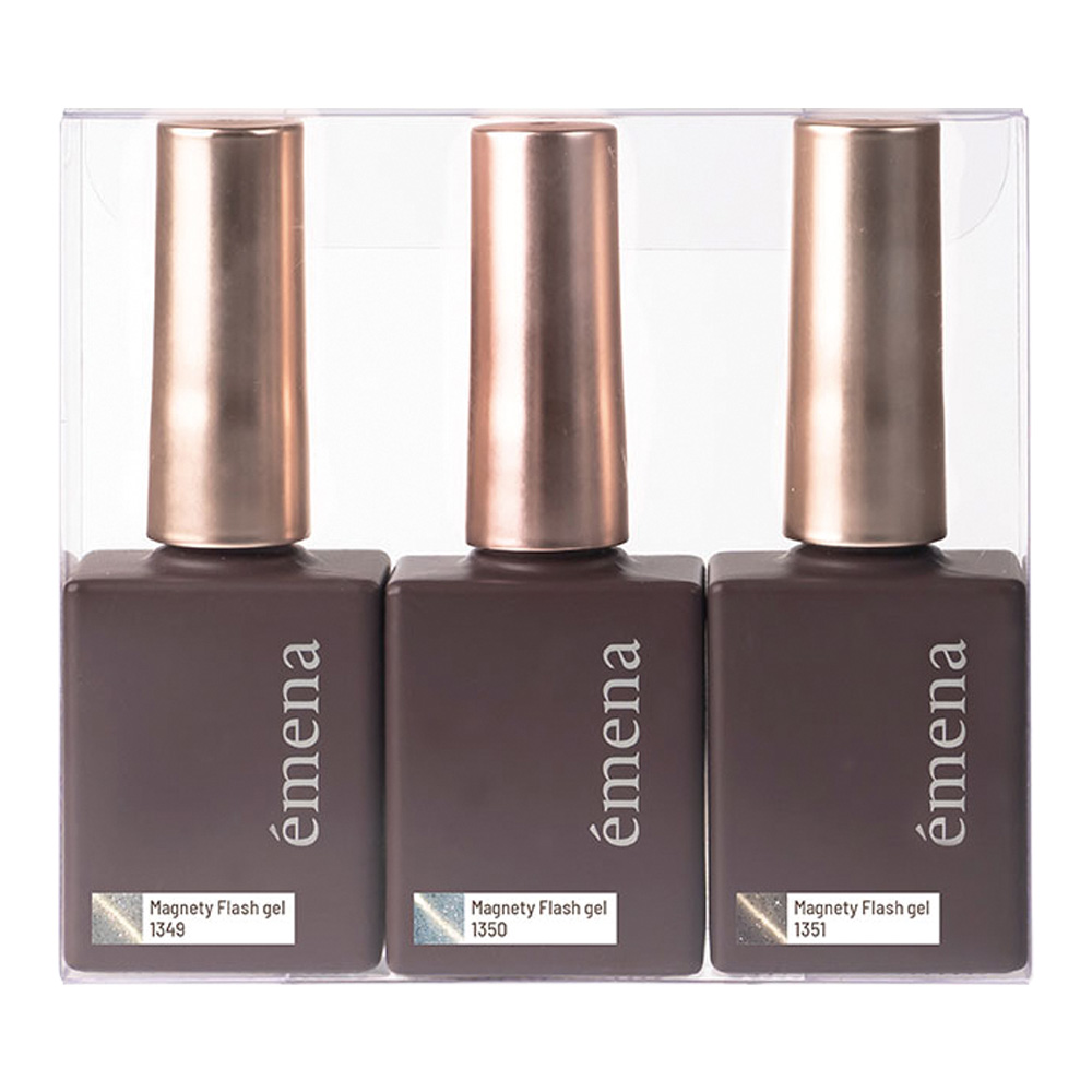 エメナ マグネティフラッシュジェル 8g 3色セット 1349-1351 EMENA-MF3P