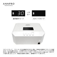 ANNPRO コードレスLED&UVライト プレーン パールホワイト #38092