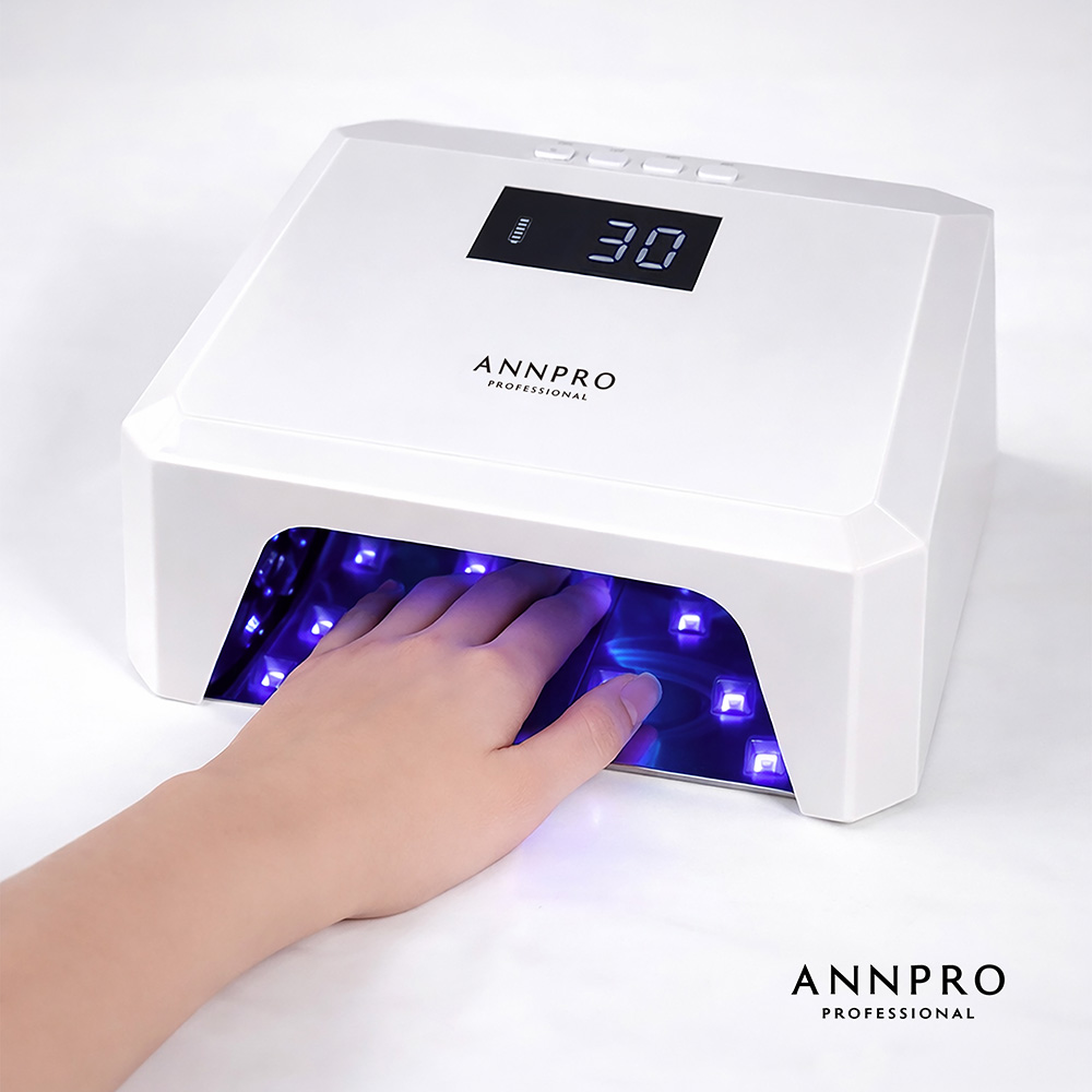 ANNPRO コードレスLED&UVライト プレーン パールホワイト #38092