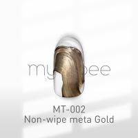 my&bee マイビー カラージェル 2.5g ノンワイプメタ ゴールド MT-002