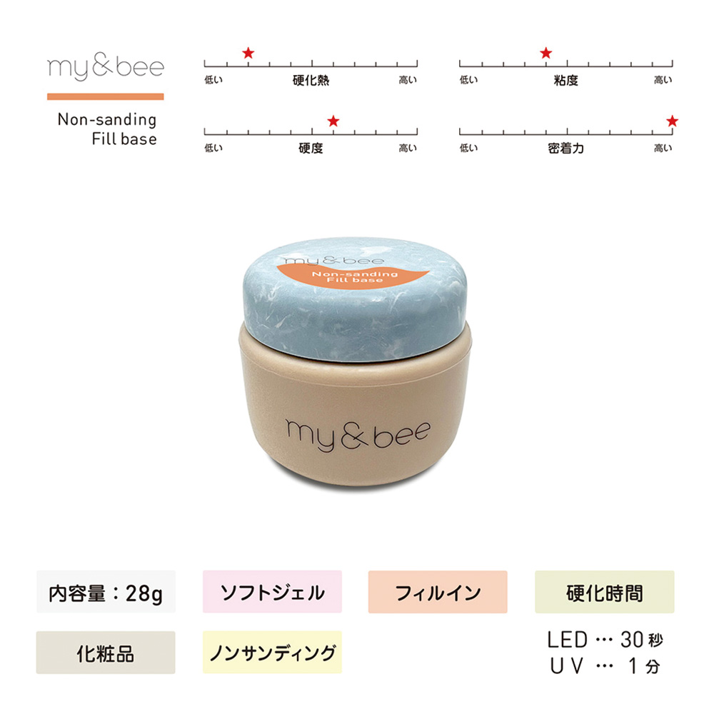 my&bee マイビー ノンサンディングフィルベース 28g CB-NSF28
