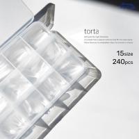 WSPT JAPAN トルタ エクステンションチップ 240Tip's ロングコフィン