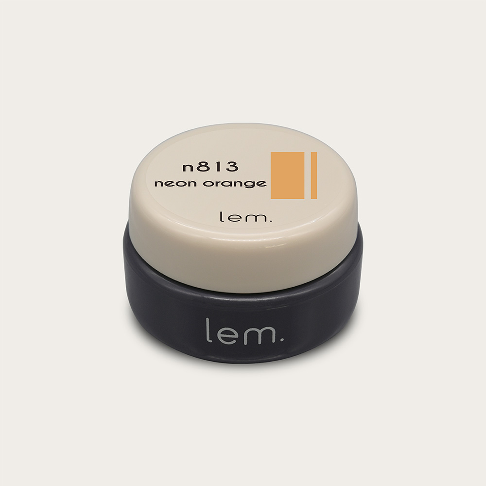 lem. カラージェル ペールネオンレトロ 3g n813 ネオンオレンジ