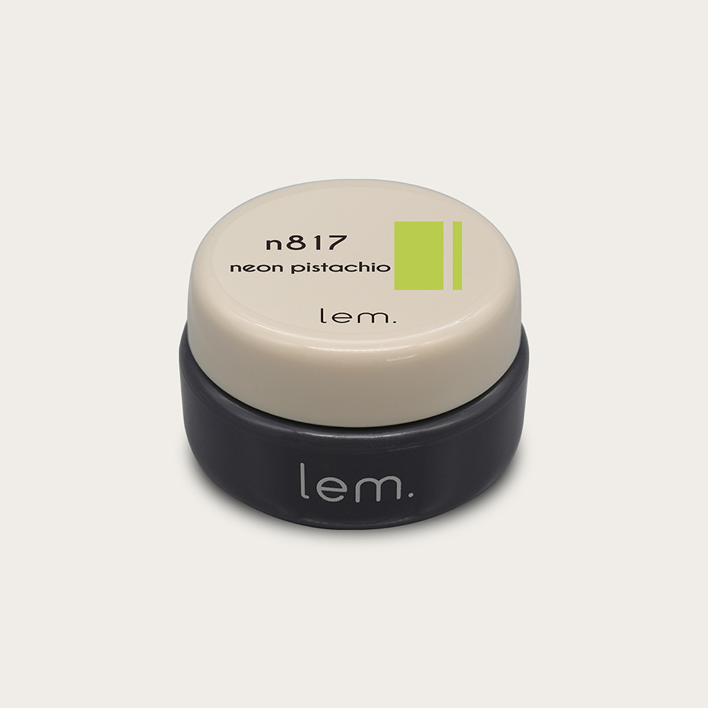 lem. カラージェル ペールネオンレトロ 3g n817 ネオンピスタチオ