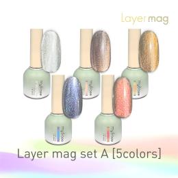 my&bee マイビー レイヤーマグセットA 5色 LM-SA