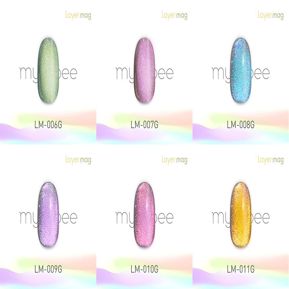 my&bee マイビー レイヤーマグセットB 6色 LM-SB