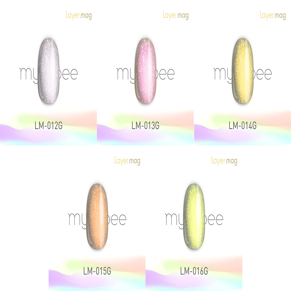 my&bee マイビー レイヤーマグセットC 5色 LM-SC