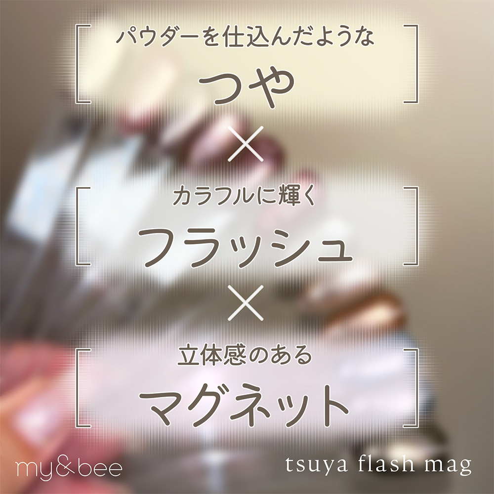 my&bee マイビー つやフラッシュマグセットB 6色 TF-SB