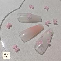 KiraNail ミニカラーリボン ミッシェル ピンク 10個入 PA-RMI-PIN