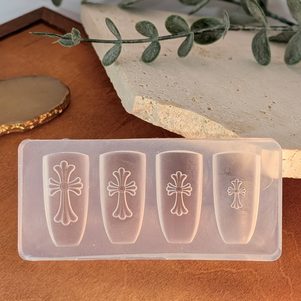 スマイル シリコン モールド クロス【お1人様 5個まで】