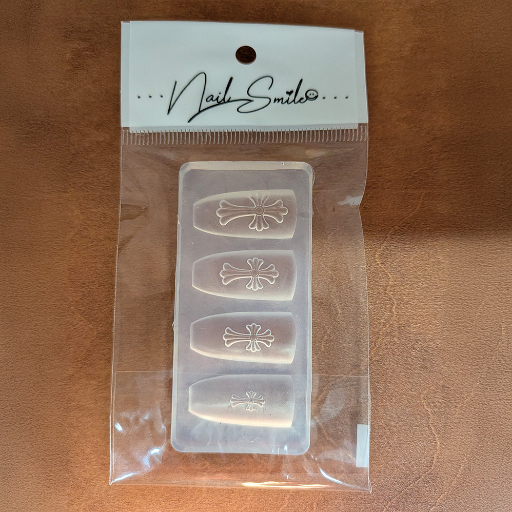 スマイル シリコン モールド クロス【お1人様 5個まで】