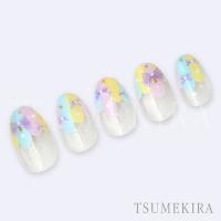 ツメキラ Sweet Ribbon Mix レッド&パープル NN-YRS-003
