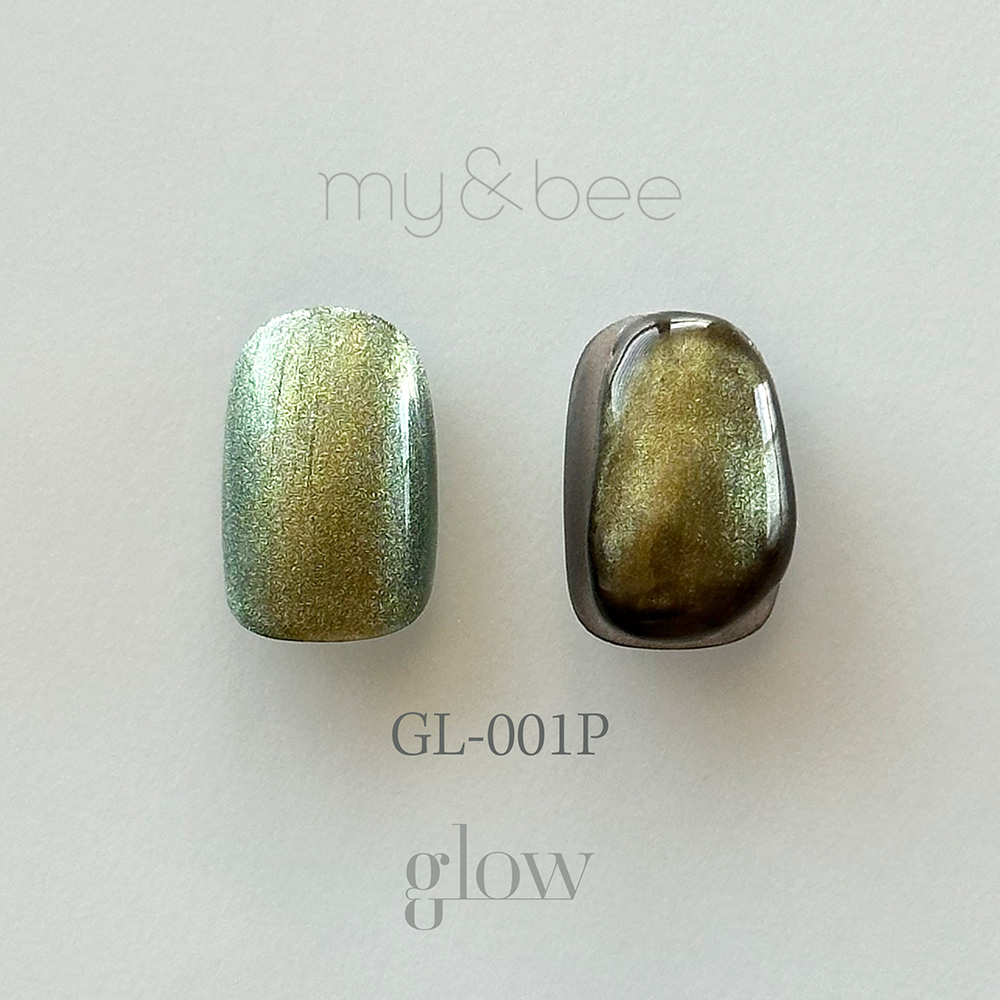 ●my&bee マイビー カラージェル 2.5g グリーンオパール GL-001P