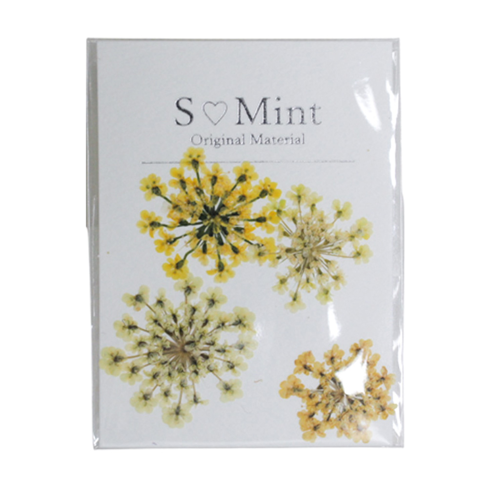 SMint エスミント レースフラワー トライシリーズ 4枚 2.イエロー