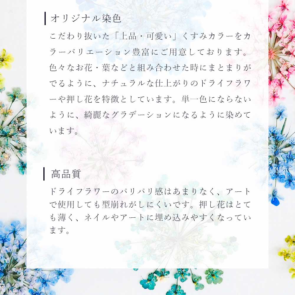 SMint エスミント レースフラワー 0.1g 2.ダックブルー