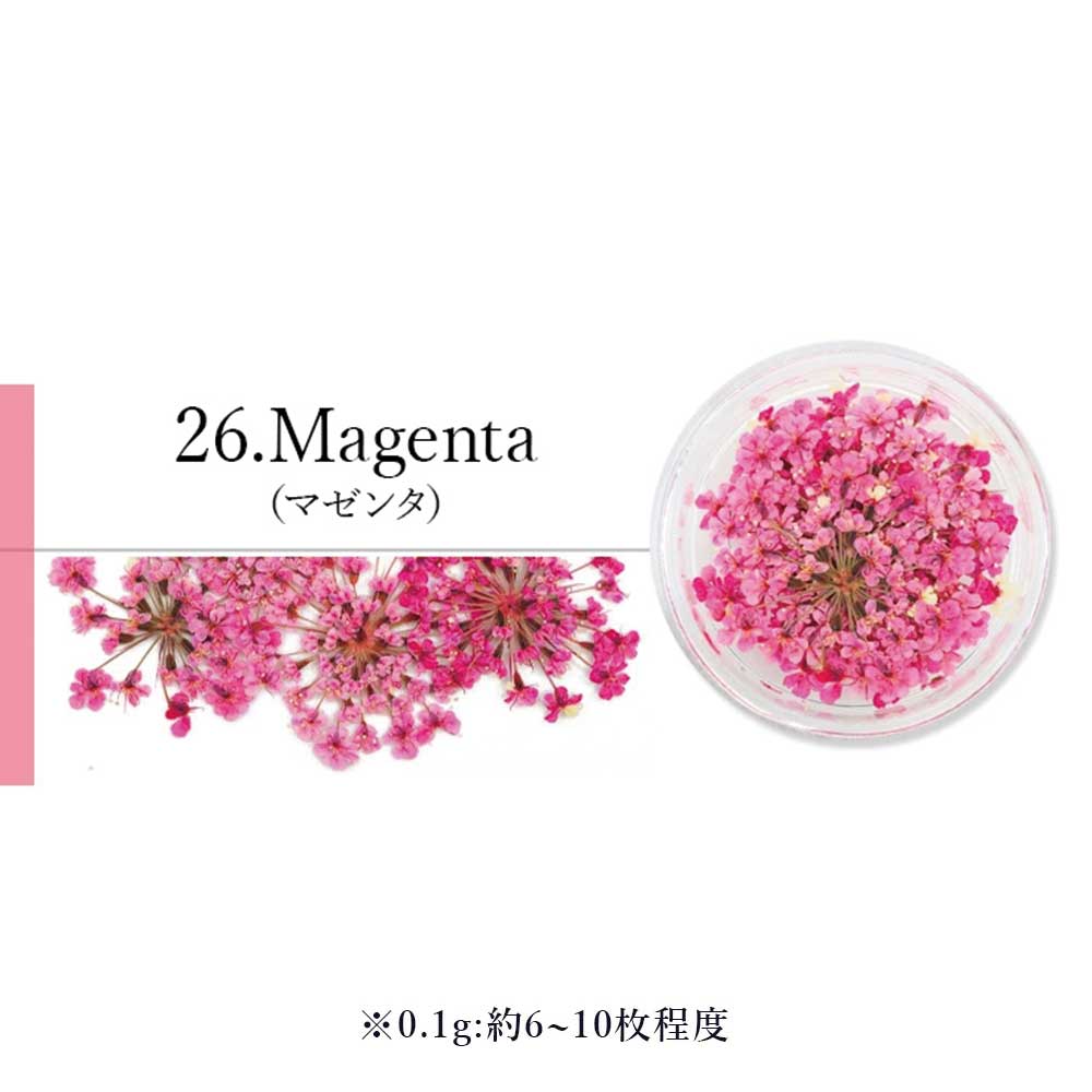 SMint エスミント レースフラワー 0.1g 26.マゼンタ