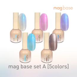my&bee マイビー マグベースセットA 5色 MB-SA