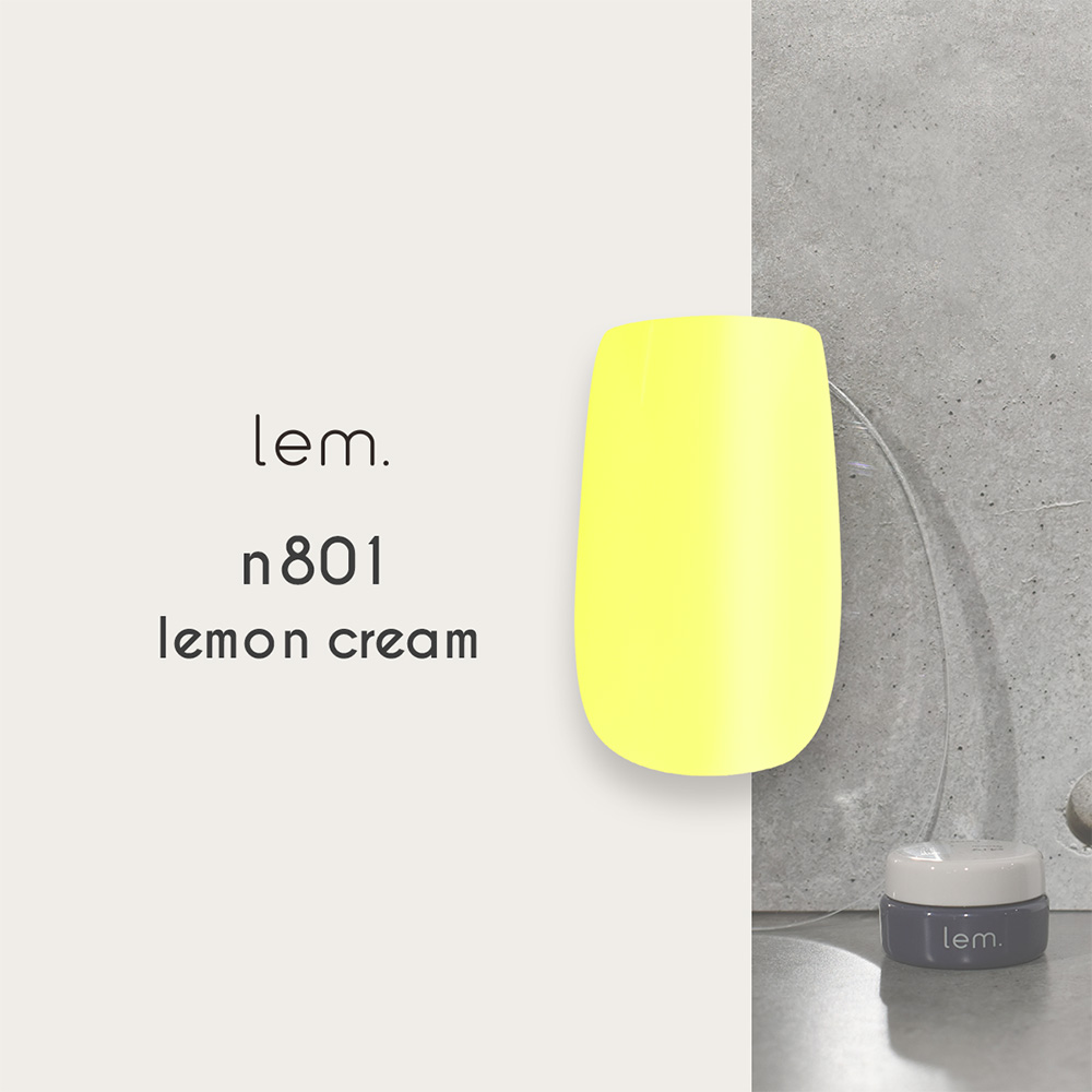 lem. カラージェル 3g n801 レモンクリーム