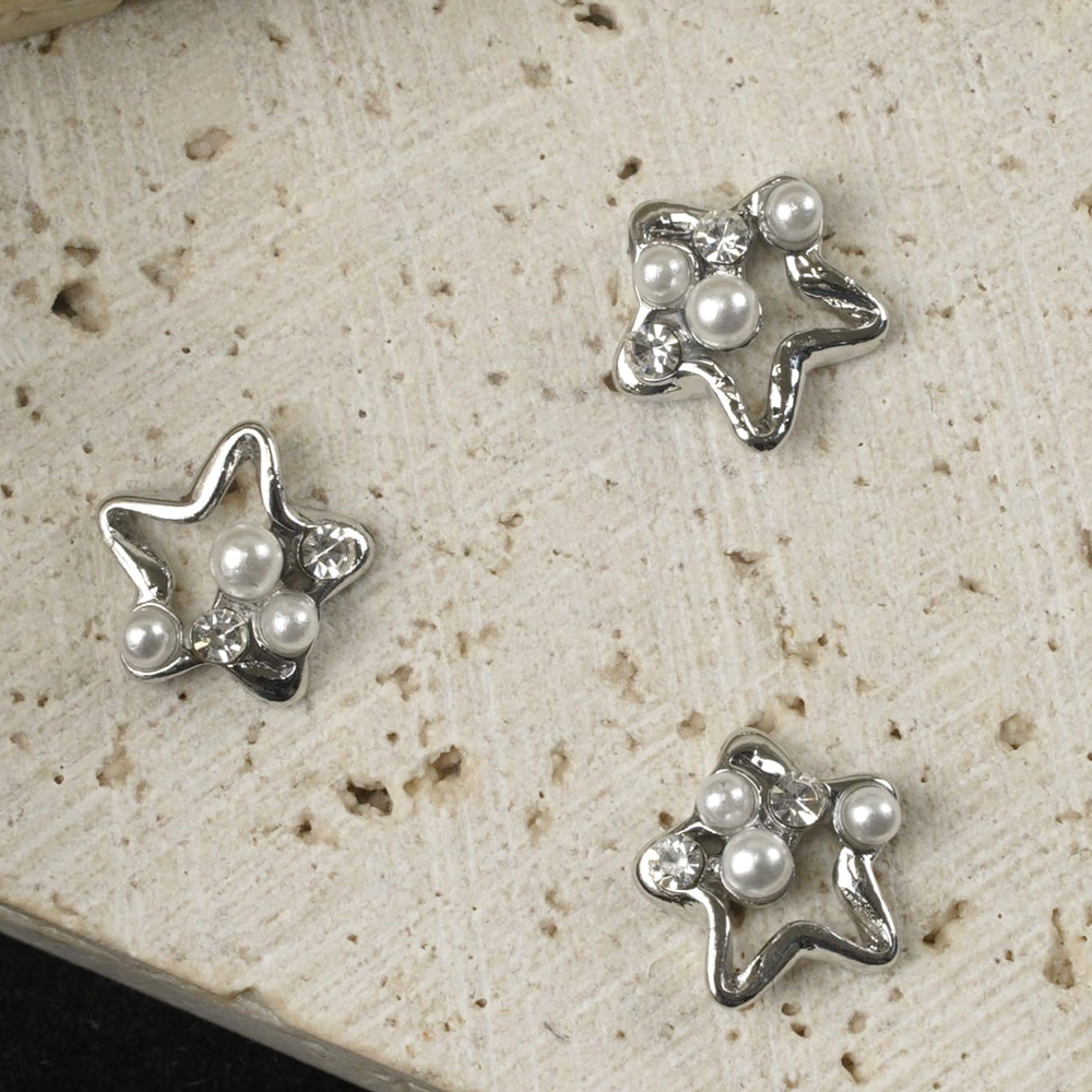 D.nail ジュエリービジューパーツ DS-53 7×7mm 10P #8293